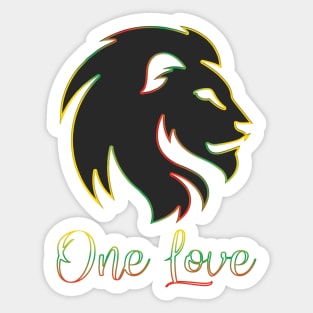 One Love Sticker